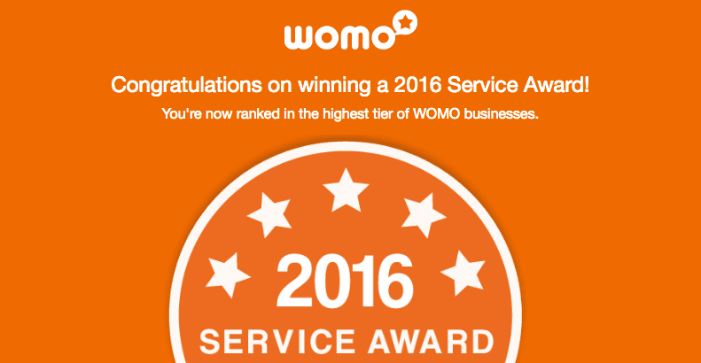 WOMO Service Award